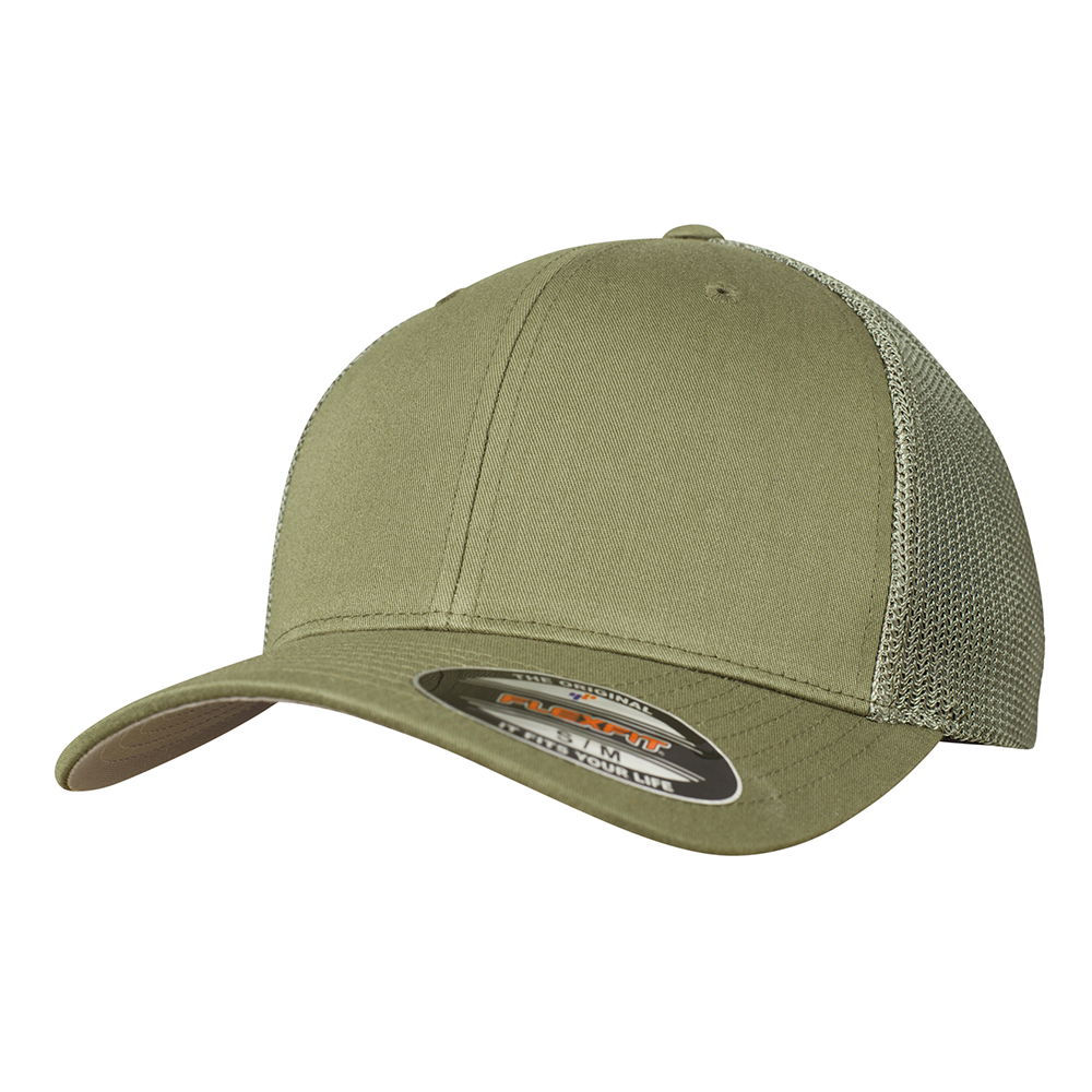 CapFLEXFITMeshTruckerCap6511Buck Cap FLEXFIT Mesh Trucker Cap 6511