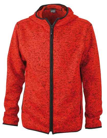 Red Melange Black