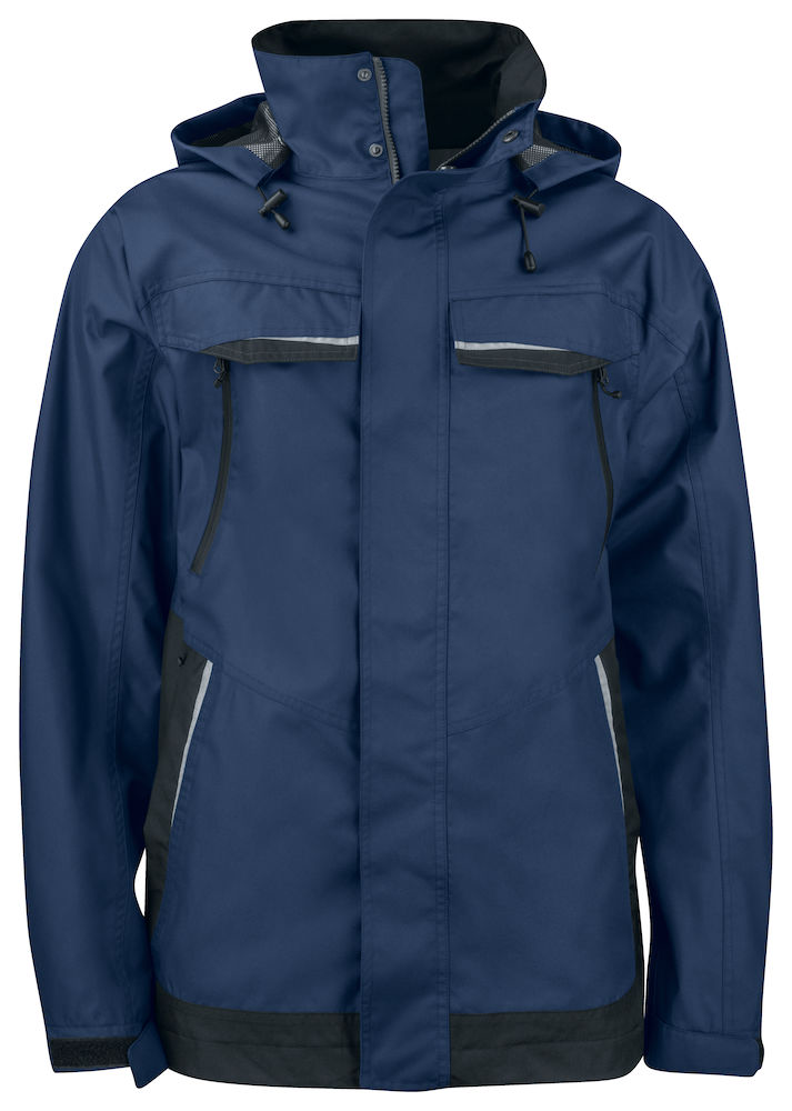 Herren Regenjacke ProJob 4440 wind- und wasserdicht mit Kontrastelementen 644440