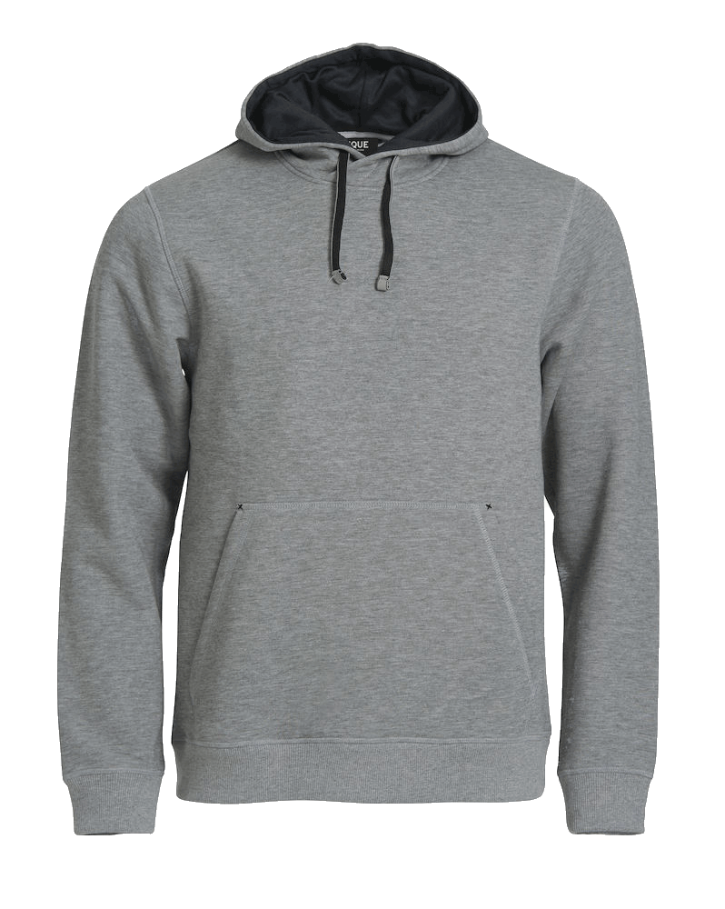 HerrenKapuzenpulloverCliqueClassicHoody021041Graumeliert95_1 Herren Kapuzenpullover Clique Classic Hoody 021041