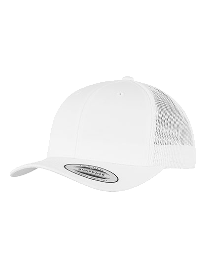 CapFLEXFITRetroTrucker6606White_1 Cap FLEXFIT Retro Trucker 6606