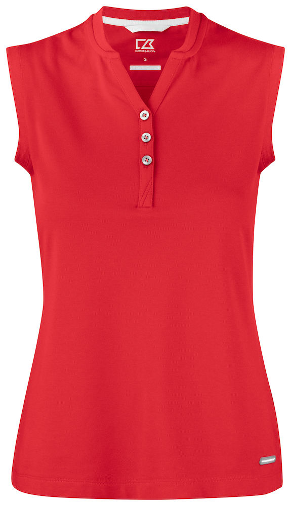 DamenPoloshirtärmellosCutter&Buck353407Red35