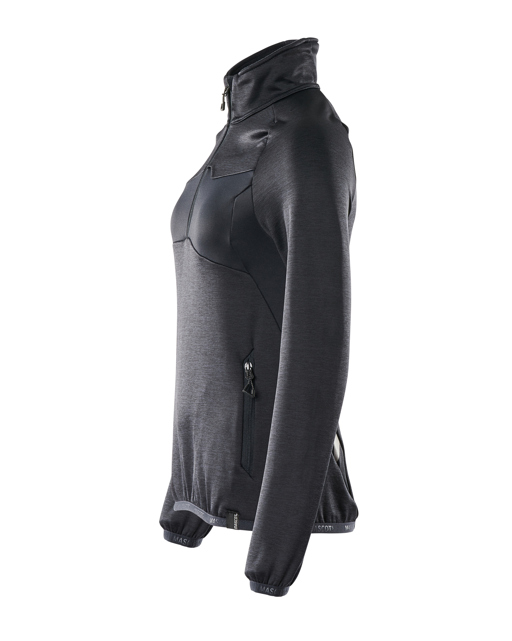 FleecepullovermitZipperPullovermitZipperMascotMicrofleece18053-316schwarzblau010