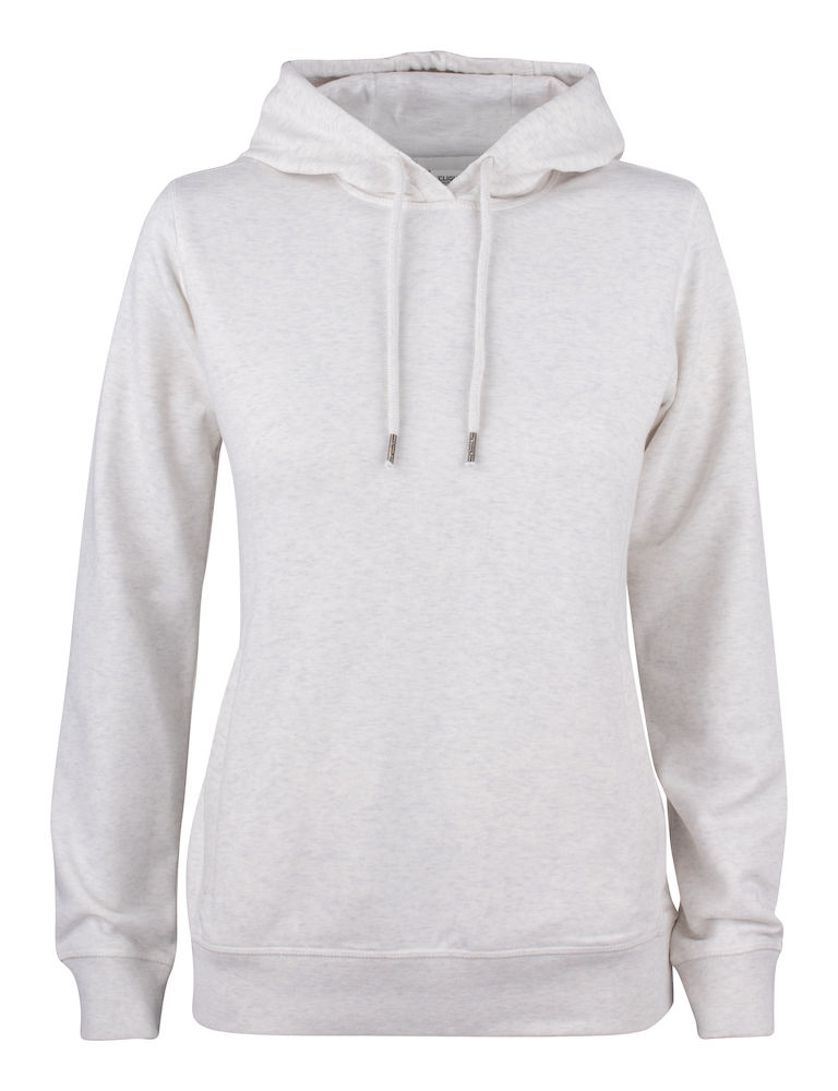 Kapuzenpullover_Clique_PremiumOCHoodyLadies_021003_EcruMeliert925 Damen Kapuzenpullover Kapuzenpullover Clique Premium OC Hoody Ladies 021003