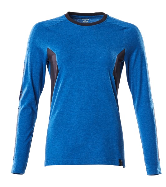 Damen T-Shirt langarm Mascot 18391-959 azurblau/schwarzblau 91010