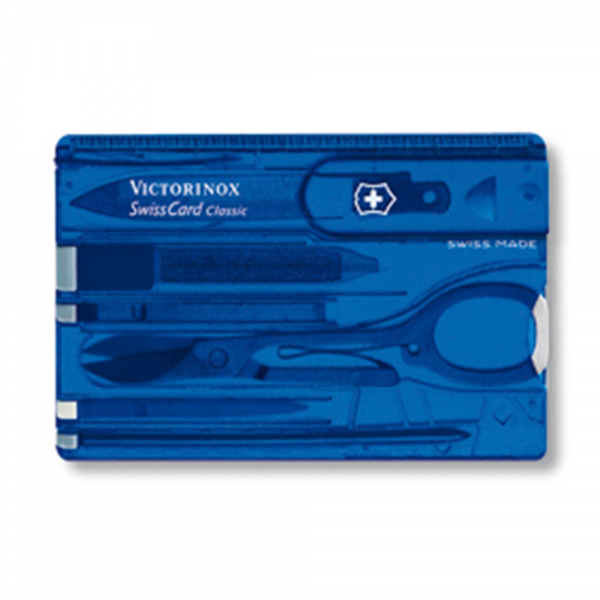 Taschenmesser Victorinox 0.71 SwissCard Classic blau transparent_1