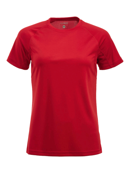 Damen T-Shirt kurzarm Clique Active-T Ladies 029339 Rot 35_1