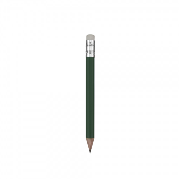 Bleistift Mini rund mit Radiergummi 2250.2 gruen 40_1