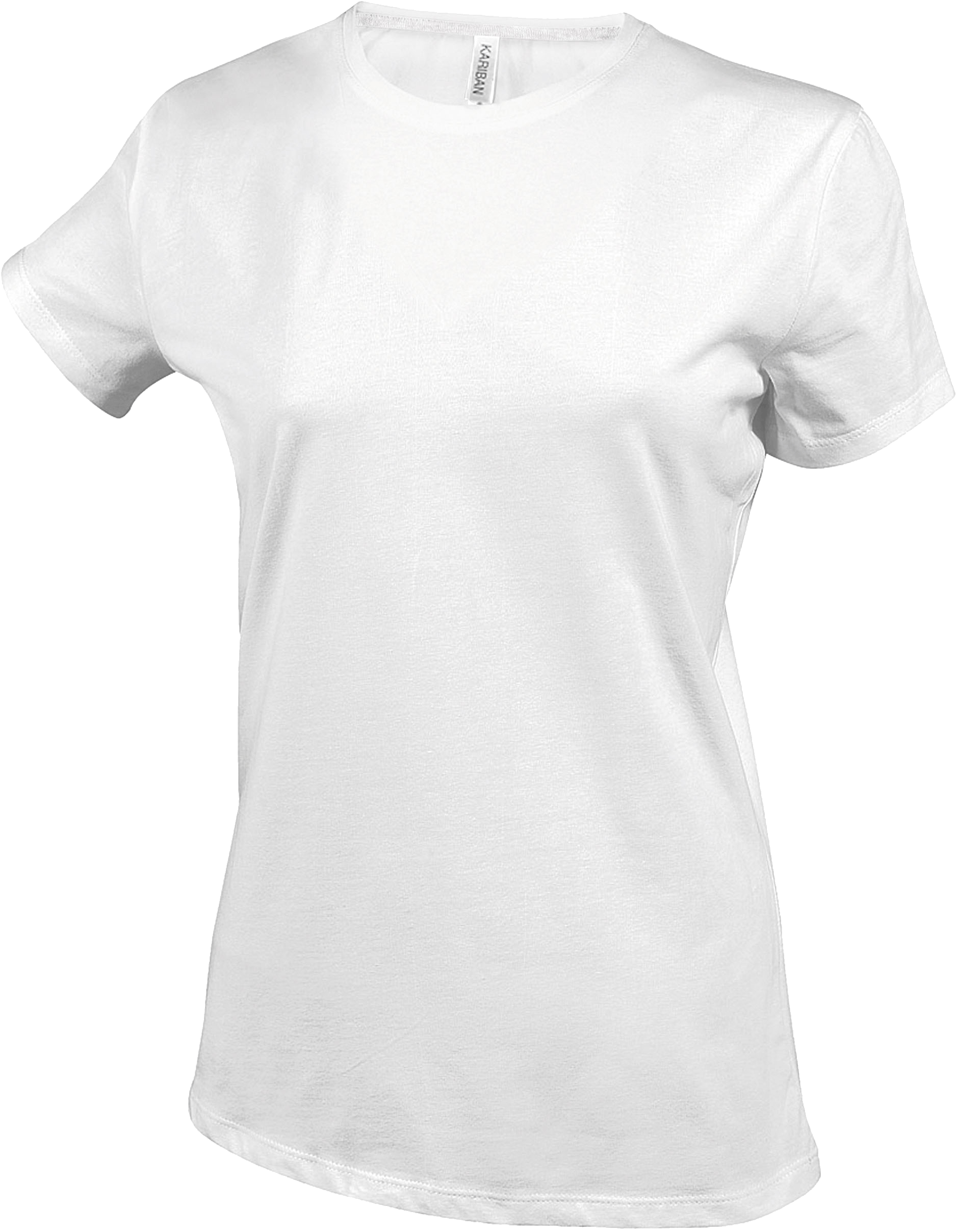 Damen T-Shirt kurzarm Kariban K380 White_1