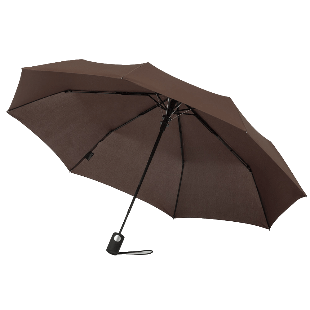 Regenschirm MIRAGE 44110 Taschenschirm-Automatik braun