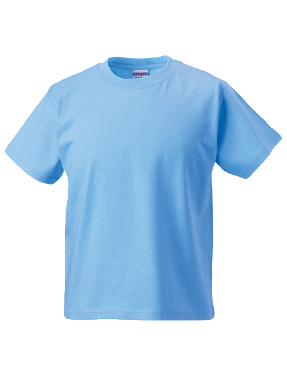 Kinder T-Shirt kurzarm Russell Silver Label R-180B-0 Sky_1
