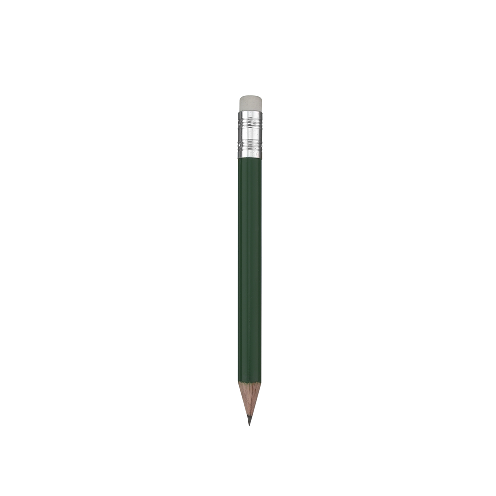 Bleistift Mini rund mit Radiergummi 2250.2 gruen 40_1