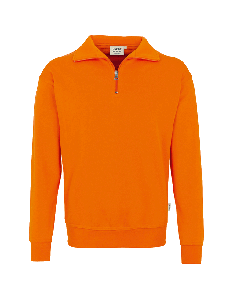 Herren Zip-Sweatshirt Hakro Premium 451 orange 027_1