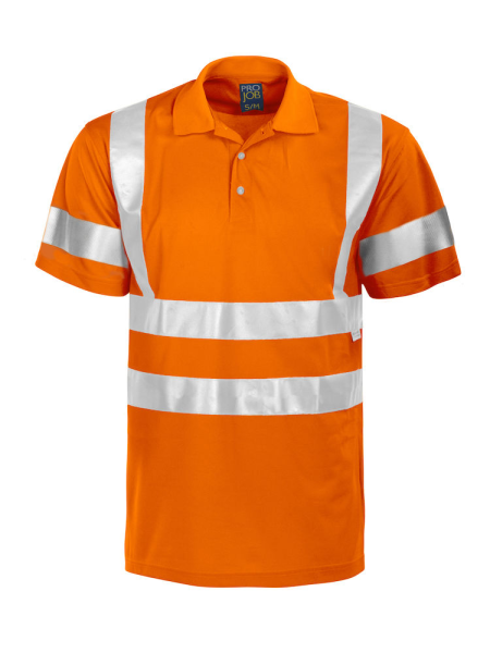 Sicherheits Poloshirt kurzarm ProJob 6011 EN ISO 20471 Klassse 3 646011 Orange 17