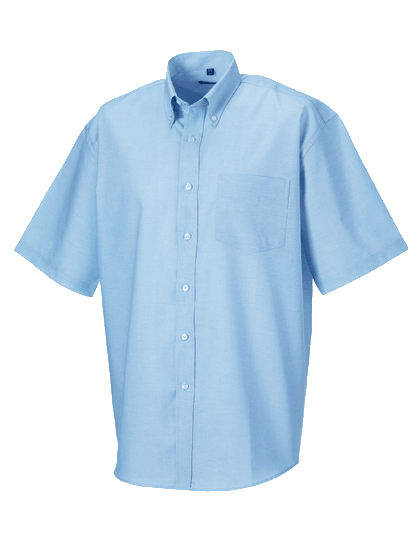 Herren Hemd kurzarm Russell Oxford R-933M-0 Oxford Blue_1