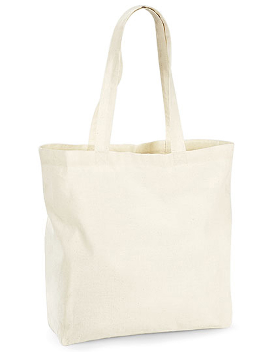 Tragtasche Westford Mill Organic Premium Cotton Maxi Bag WM265 Natural