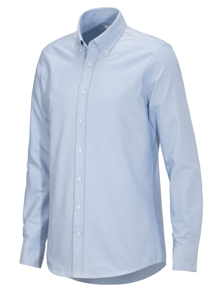 Hemd Langarm Cottover Oxford Shirt 141032 Light Blue 716