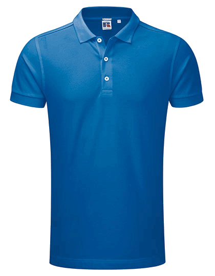 Herren Poloshirt kurzarm Russell Stretch R-566M-0 Azure Blue_1