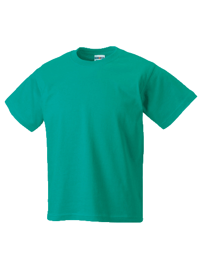 Kinder T-Shirt kurzarm Russell Silver Label R-180B-0 Winter Emerald_1