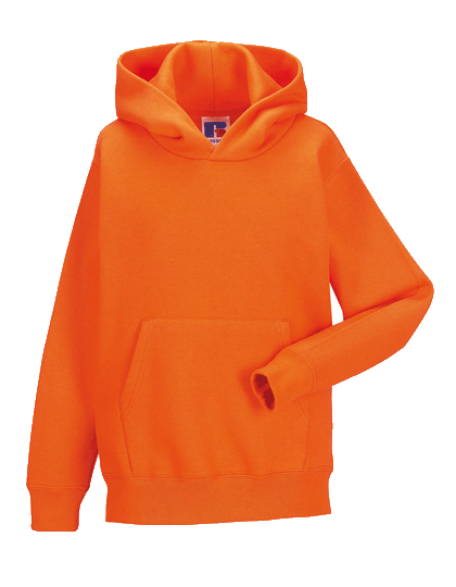 Kinder Kapuzenpullover Russell Hooded Sweatshirt R-575B-0 Orange_1