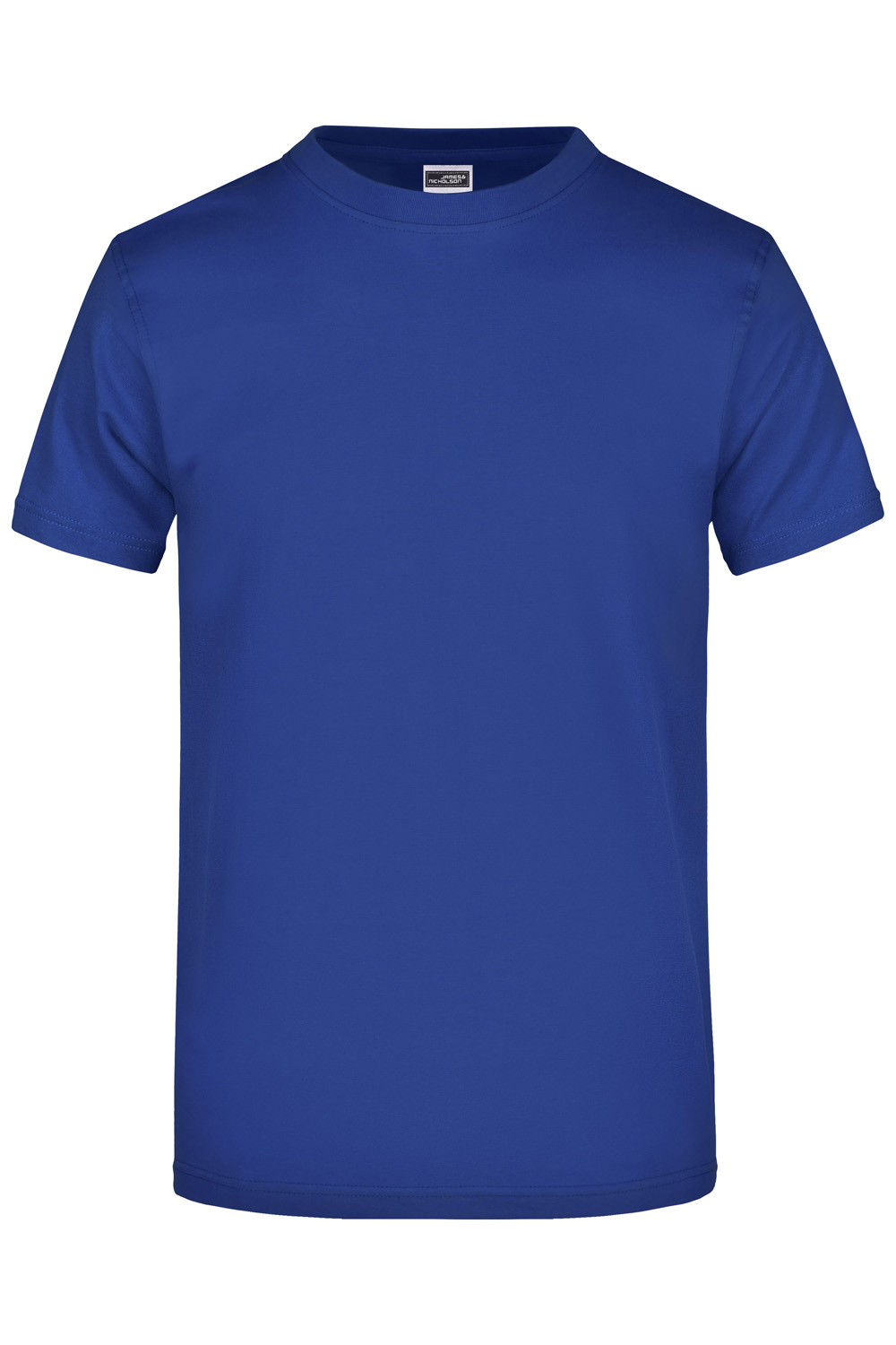 T-Shirt kurzarm James&Nicholson Round-T Heavy (180g/m²) JN002 dark-royal