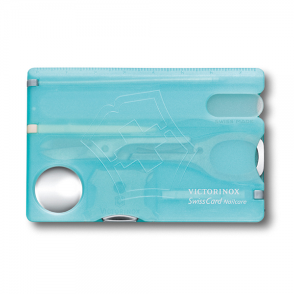 Taschenmesser Victorinox 0.7240.T SwissCard Nailcare eisblau transparent_1