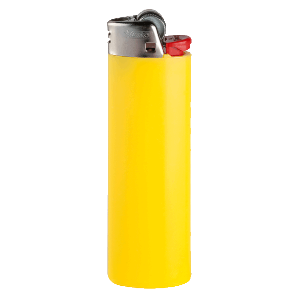 Feuerzeug BiC 2320 J26 Lighter hellgelb 1-/0-farbig bedruckt_1