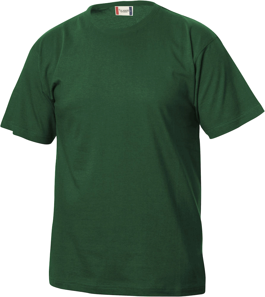 Kinder T-Shirt kurzarm Clique Basic-T Junior 029032 Flaschengruen 68_1